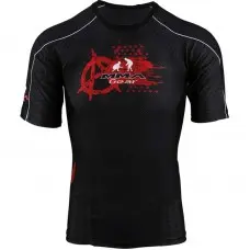 Рашгард Gear черно-красный ss